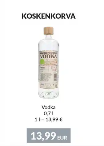 Nielsen's Discount KOSKENKORVA Vodka tilbud