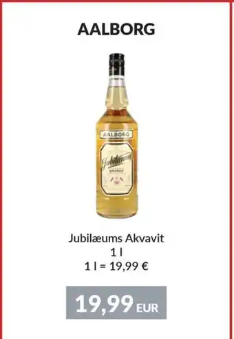 Nielsen's Discount AALBORG Jubilæums Akvavit tilbud