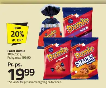 Fleggaard Fazer dumle tilbud