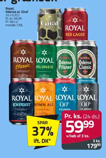 Fleggaard Royal, odense el. giraf tilbud