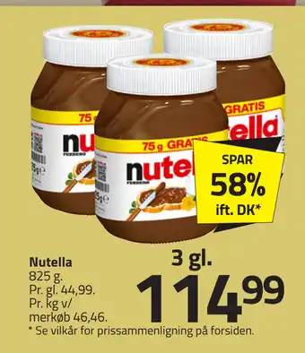 Fleggaard Nutella tilbud