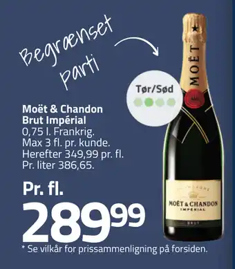 Fleggaard Moët & chandon brut impérial tilbud
