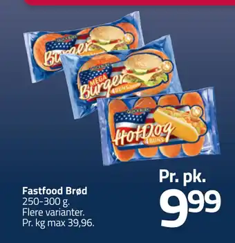 Fastfood brød