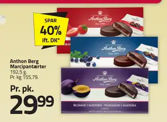 Fleggaard Anthon berg marcipantærter tilbud