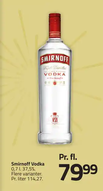 Fleggaard Smirnoff vodka tilbud