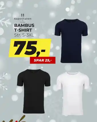 Dansk Outlet Bambus t-shirt tilbud