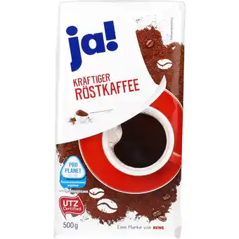 Ja! ristet kaffe stærk malet 500g