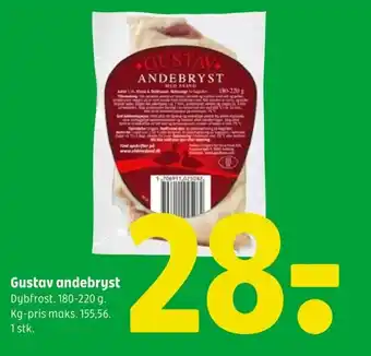 Coop 365 Gustav andebryst tilbud