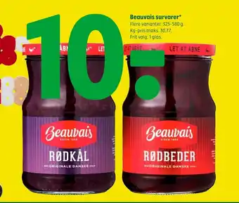 Coop 365 Beauvais survarer tilbud