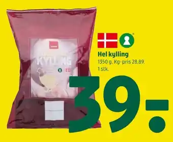 Coop 365 Hel kylling tilbud