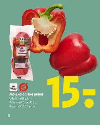 365 økologiske peber