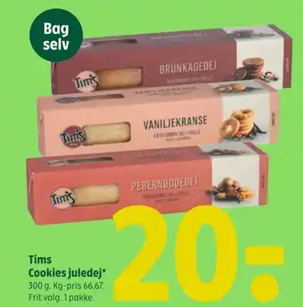 Tims Cookies juledej