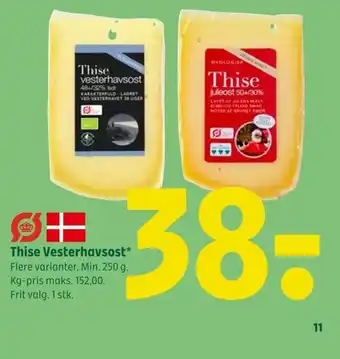 Coop 365 Thise Vesterhavsost tilbud