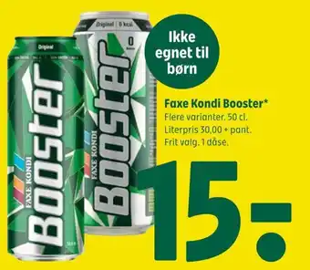 Coop 365 Faxe Kondi Booster tilbud