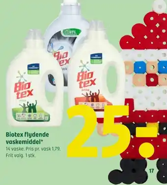 Coop 365 Biotex flydende vaskemiddel tilbud