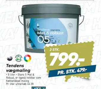 Bilka Tendens vægmaling tilbud