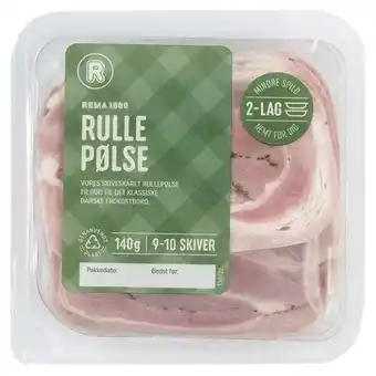 REMA 1000 Rullepølse, 140 g tilbud