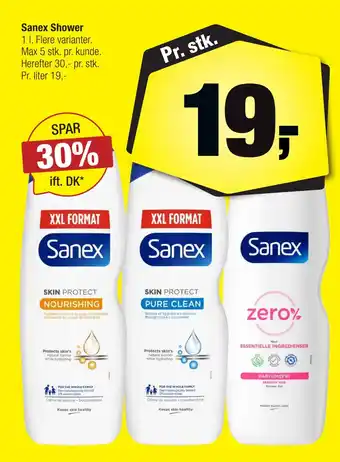 Calle Sanex shower tilbud