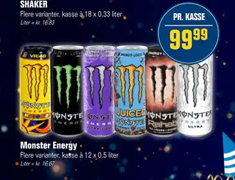 Otto Duborg Monster energy tilbud