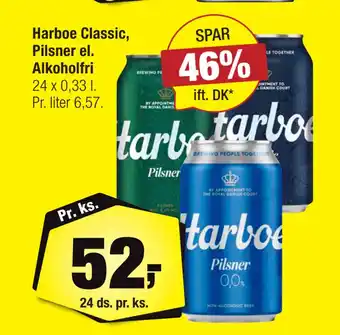 Calle Harboe classic, pilsner el. alkoholfri tilbud