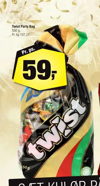 Twist party bag