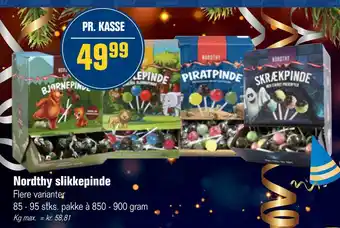 Otto Duborg Nordthy slikkepinde tilbud