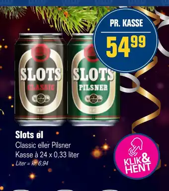 Otto Duborg Slots øl tilbud