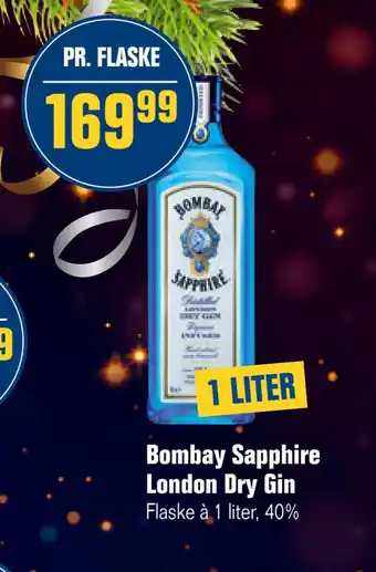 Otto Duborg Bombay sapphire london dry gin tilbud
