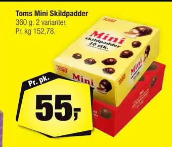 Calle Toms mini skildpadder tilbud