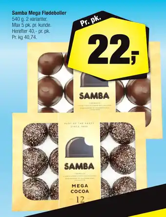 Samba mega flødeboller