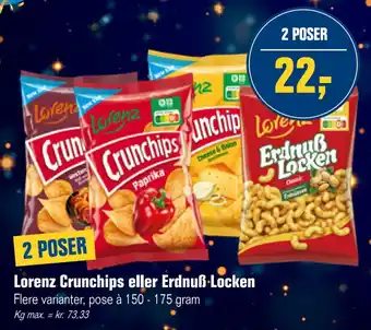 Otto Duborg Lorenz crunchips eller erdnuß locken tilbud