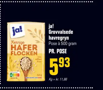 Otto Duborg Ja! grovvalsede havregryn tilbud