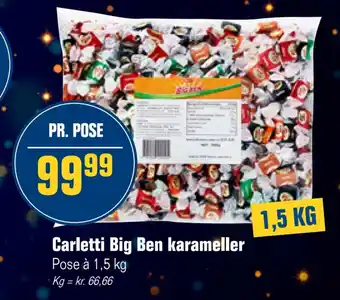 Otto Duborg Carletti big ben karameller tilbud