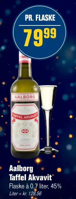 Otto Duborg Aalborg taffel akvavit tilbud