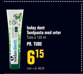 Otto Duborg Today dent tandpasta med urter tilbud