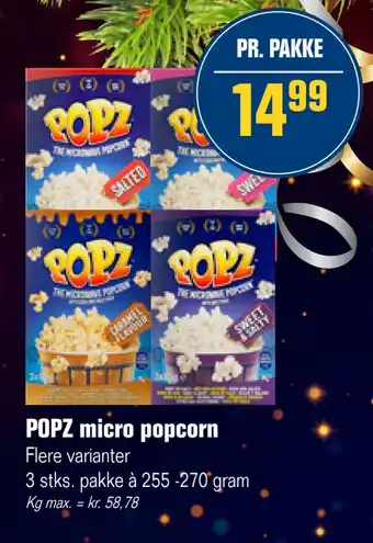 Otto Duborg Popz micro popcorn tilbud