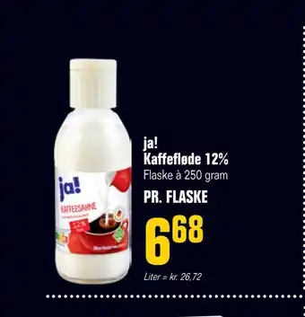 Otto Duborg Ja! kaffefløde 12% tilbud