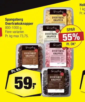 Calle Spangsberg overtræksknapper tilbud