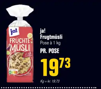 Otto Duborg Ja! frugtmüsli tilbud