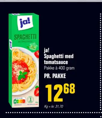 Otto Duborg Ja! spaghetti med tomatsauce tilbud