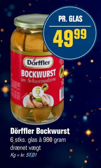 Otto Duborg Dörffler bockwurst tilbud