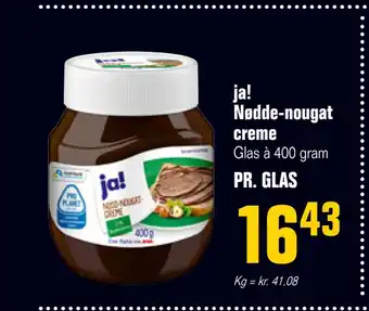 Otto Duborg Ja! nødde-nougat creme tilbud