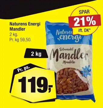 Calle Naturens energi mandler tilbud