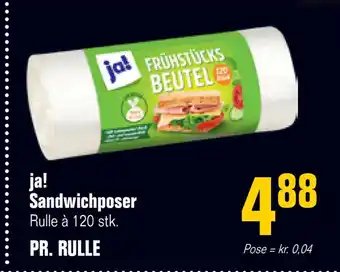 Otto Duborg Ja! sandwichposer tilbud