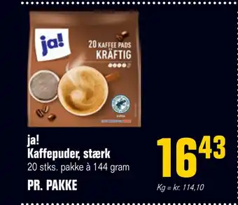 Otto Duborg Ja! kaffepuder, stærk tilbud