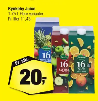 Calle Rynkeby juice tilbud