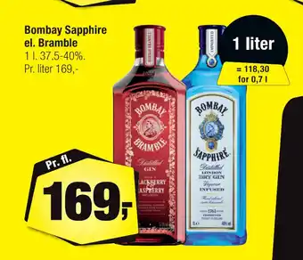 Calle Bombay sapphire el. bramble tilbud