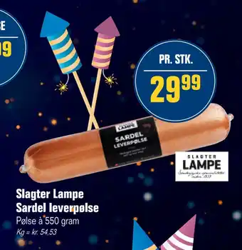 Otto Duborg Slagter lampe sardel leverpølse tilbud