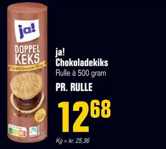 Otto Duborg Ja! chokoladekiks tilbud