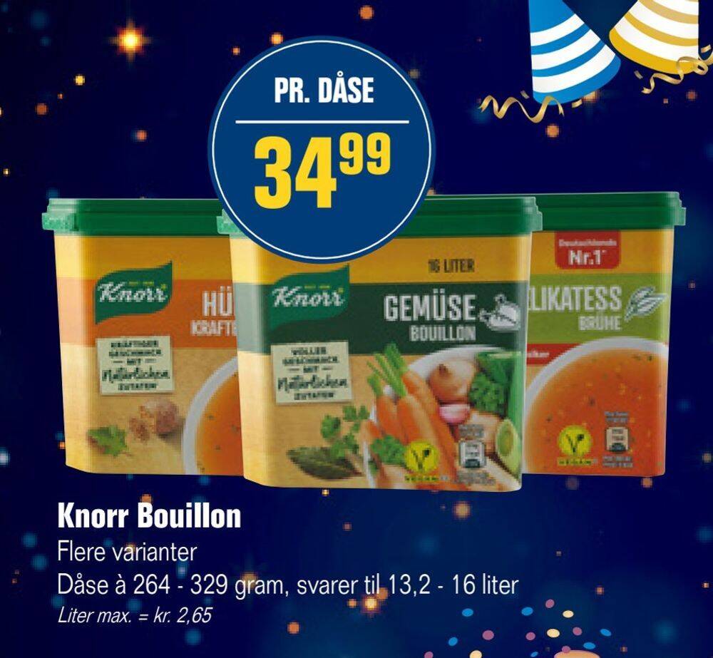 Knorr bouillon tilbud hos Otto